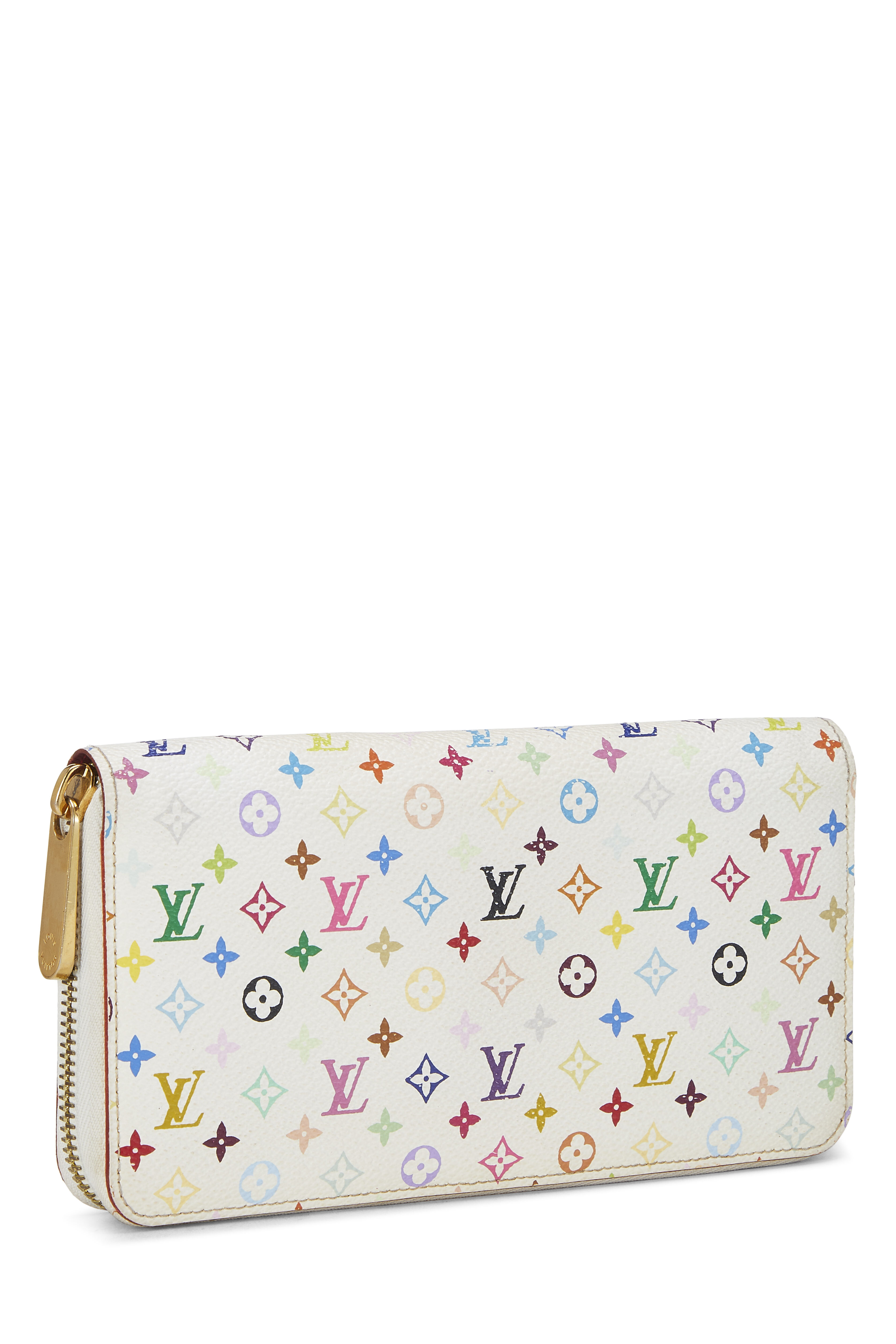 lv white monogram wallet
