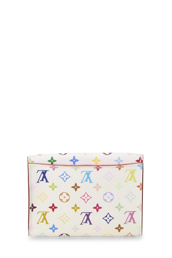 Takashi Murakami X Louis Vuitton White Monogram Multicolore Business Card Holder, , large image number 2
