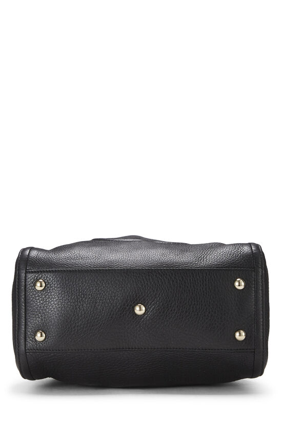 Black Leather Soho Handle Bag Small, , large image number 4