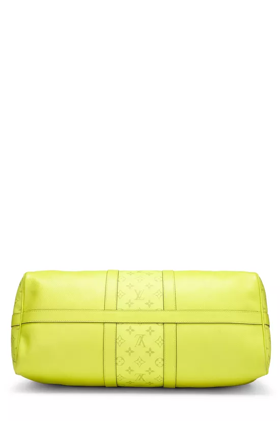 Yellow Taigarama Keepall Bandouliere 50, , large image number 4