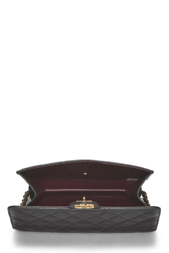 Black Quilted Lambskin Ex Flap Small, , large image number 5