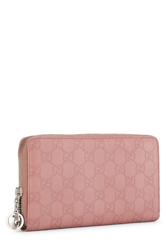 Pink Guccissima Continental Wallet, , large image number 1
