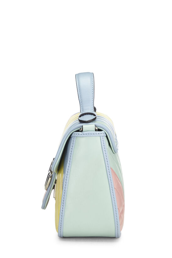 Multicolor Leather Marmont Top Handle Flap Bag Mini, , large image number 2