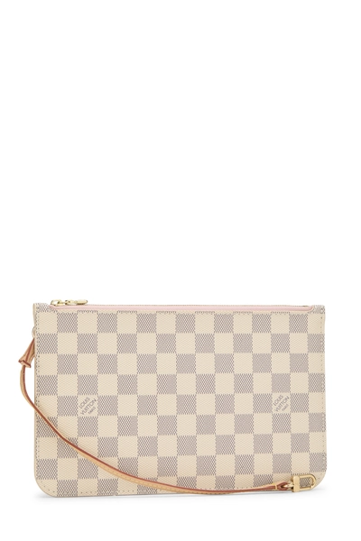 Damier Azur Neverfull Pouch MM NM, , large