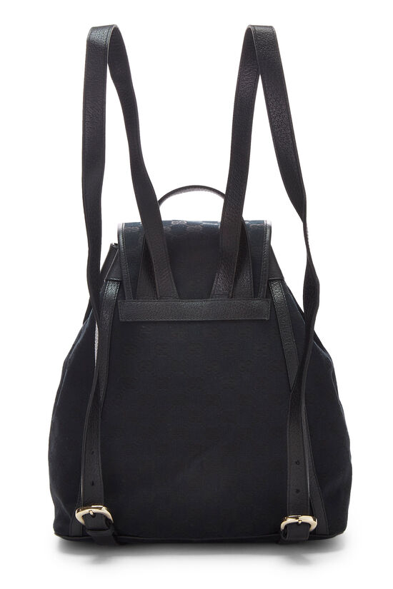 Black Original GG Canvas Abbey Backpack, , large image number 5