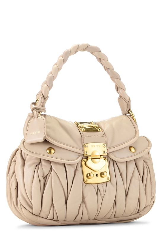 Pink Calfskin Buckle Hobo, , large image number 1