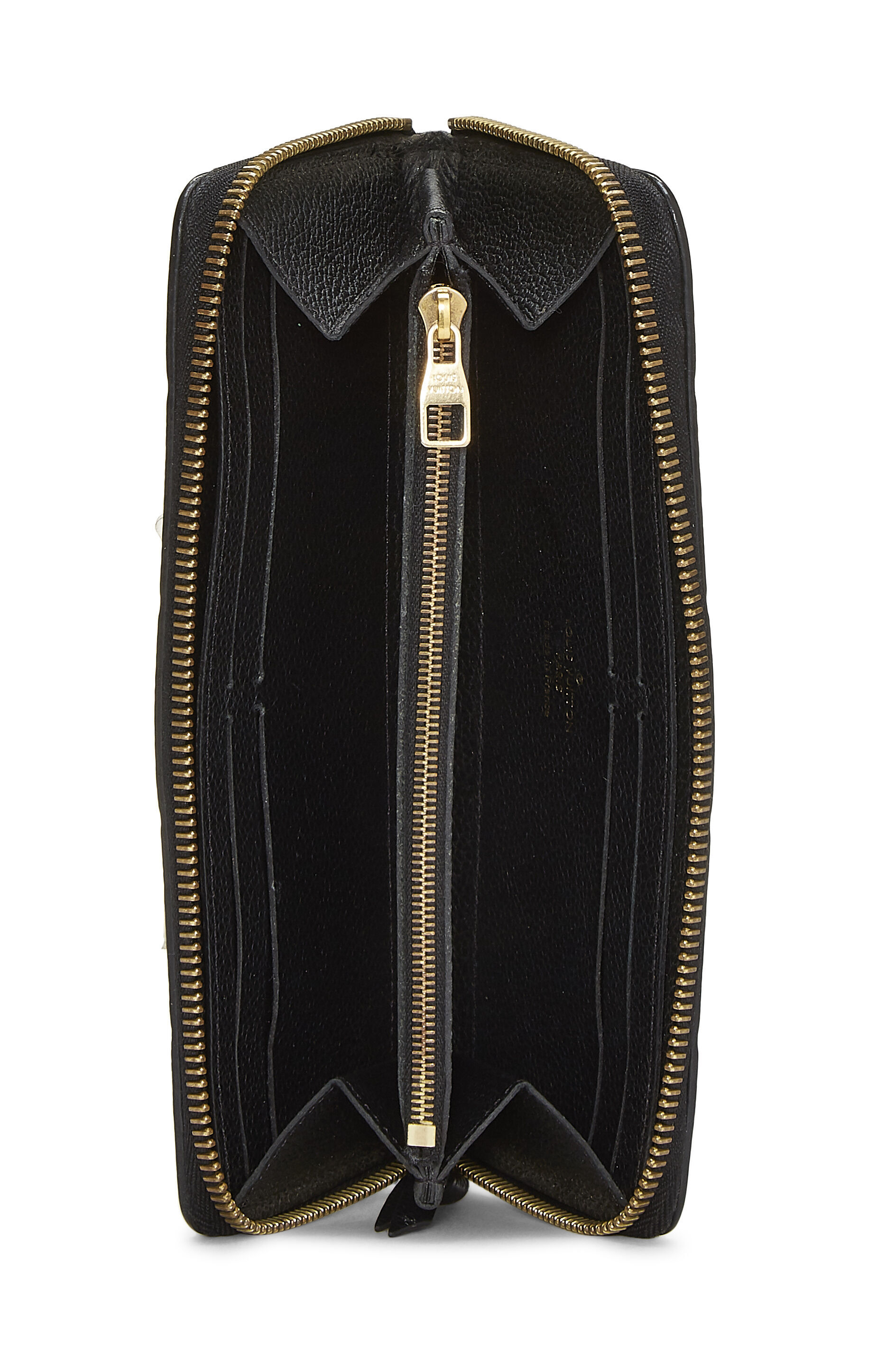 Louis Vuitton Black Empreinte Clemence Wallet - What Goes Around Comes  Around