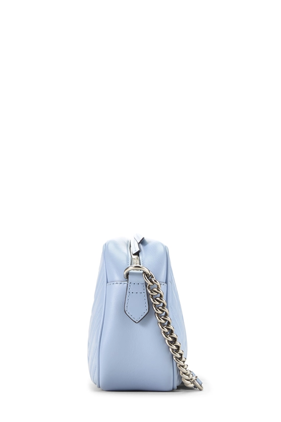 Blue Leather GG Marmont Crossbody Bag Small, , large image number 2