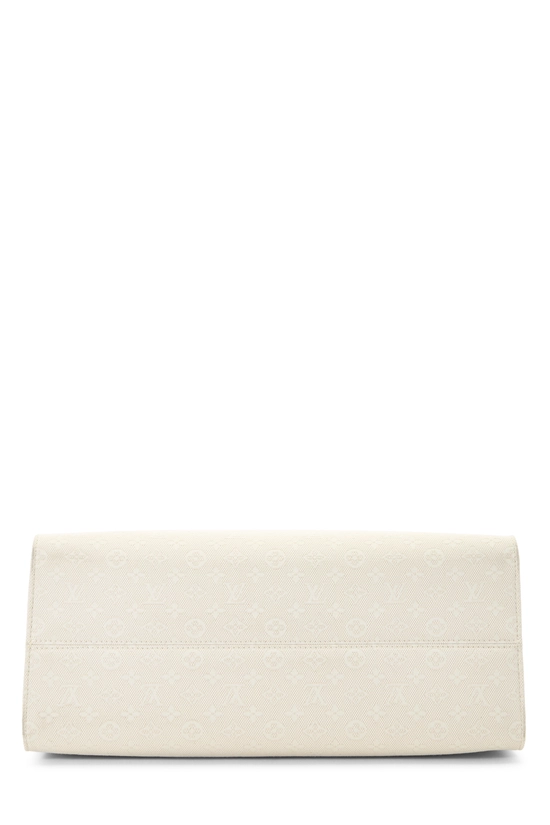 Beige Monogram Jacquard Okinawa On The Go GM, , large image number 4