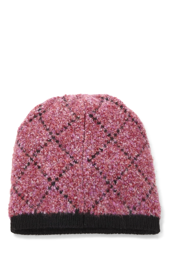 Pink Cashmere 'CC' Beanie, , large image number 1