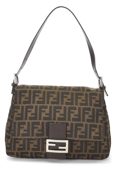 Fendi Brown Zucca Canvas Mama