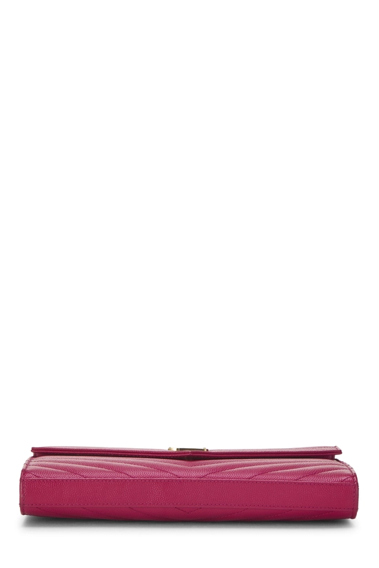 Pink Grainy Leather Monogram Wallet On Chain (WOC), , large image number 4