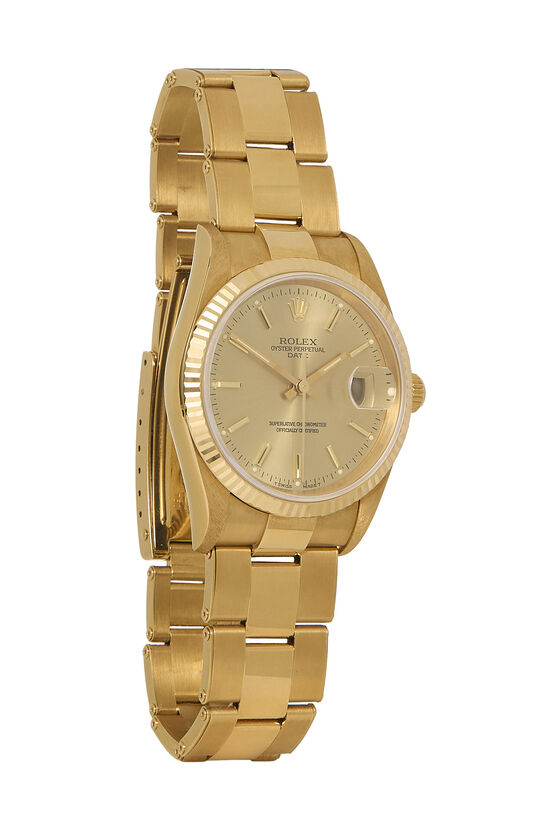 18k Gold Oyster Perpetual Datejust 15238 34mm, , large image number 0