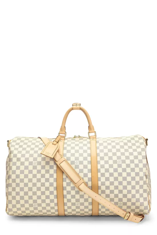 Damier Azur Keepall Bandouliere 55, , large image number 0