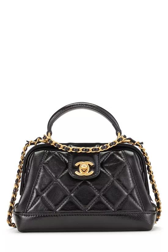 Black Lambskin Coco Doctor Top Handle Bag Mini, , large image number 0