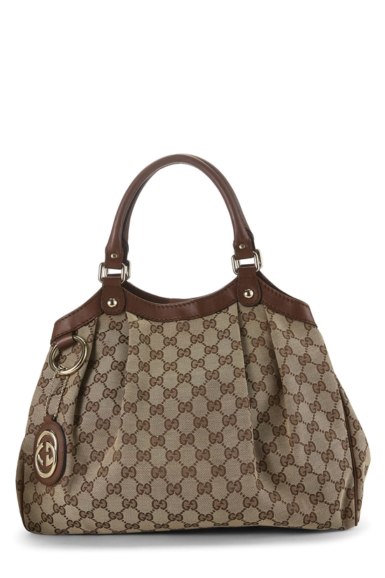 Brown Original GG Canvas Sukey Tote, , large image number 0