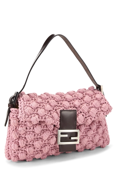 Pink Crochet Baguette, , large