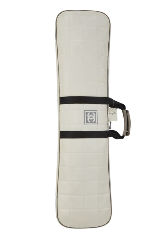 White & Grey Carbon Fiber Short Skis, , large image number 3