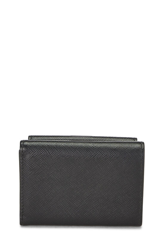 Black Saffiano Compact Wallet, , large image number 2