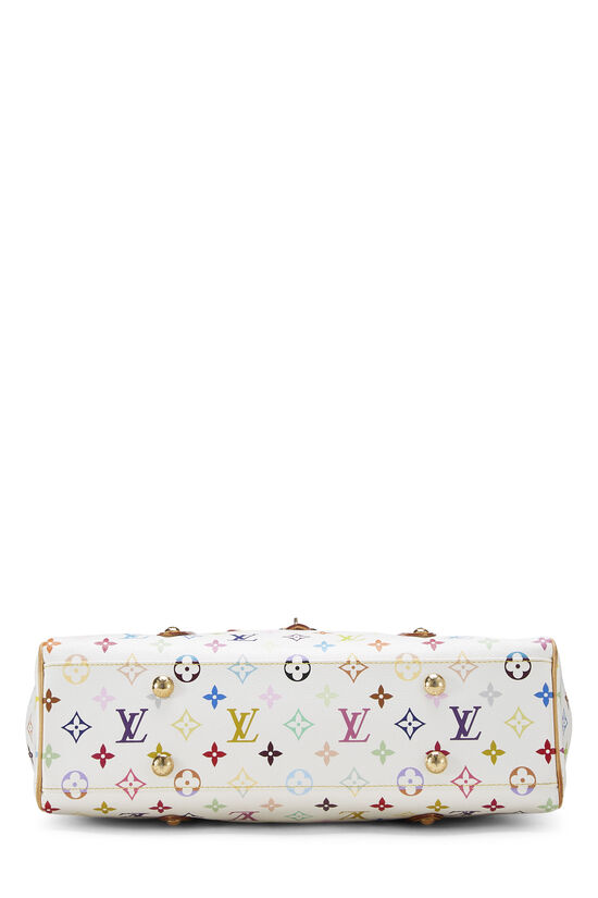 Louis Vuitton Aurelia GM white multicolor bag