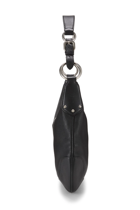 Black Vitello Daino Hobo, , large image number 2
