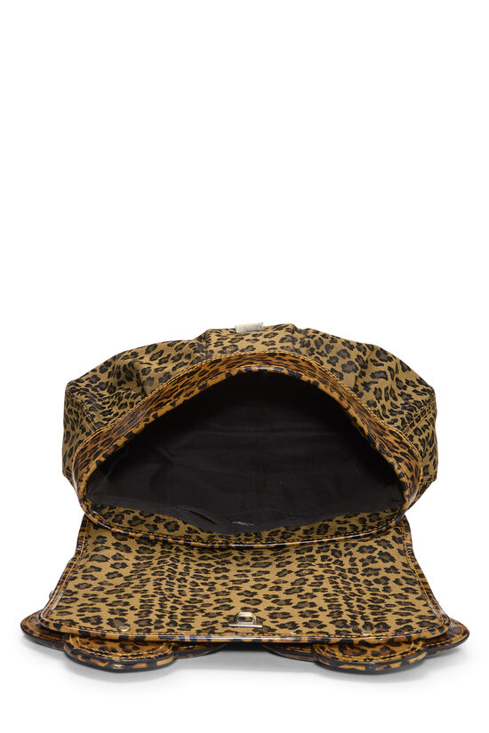 Brown Cheetah Canvas B Bag, , large image number 5