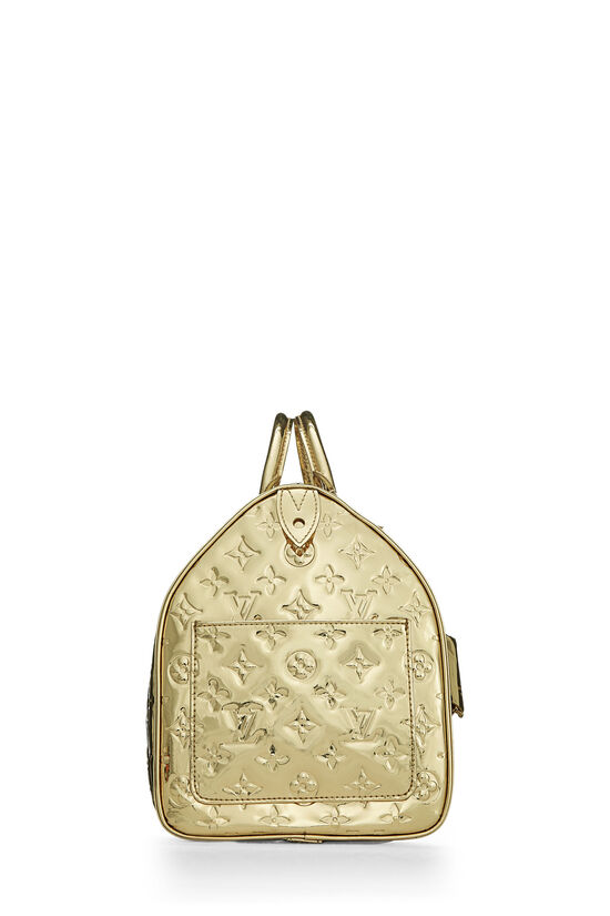 Louis Vuitton Gold Monogram Miroir Speedy 35 QJB0GCEFDB002