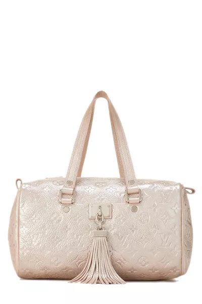 Louis Vuitton Silver Monogram Shimmer Comete Shoulder Bag