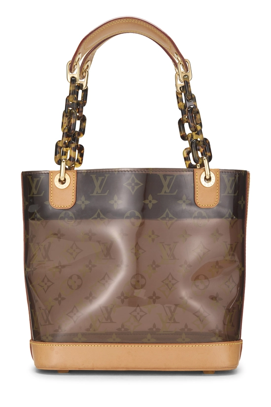 Brown Monogram Ambre Vinyl Cabas PM, , large image number 0