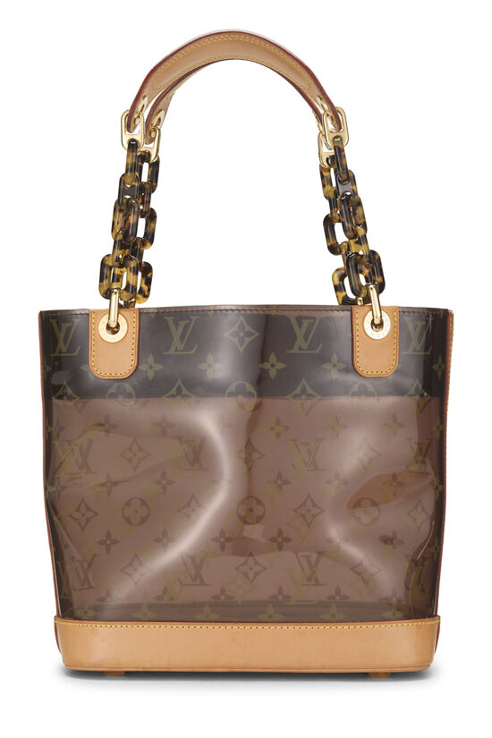 Brown Monogram Ambre Vinyl Cabas PM, , large image number 0