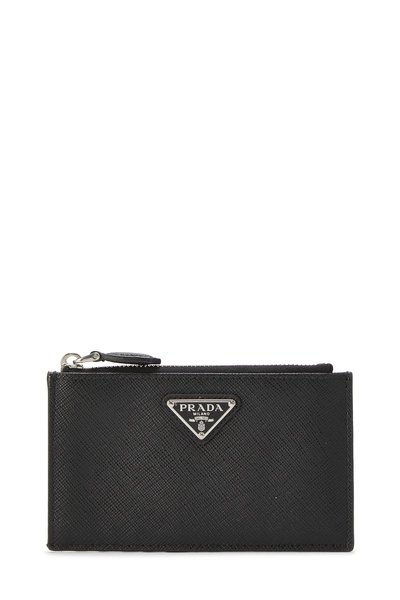 Black Saffiano Card Holder