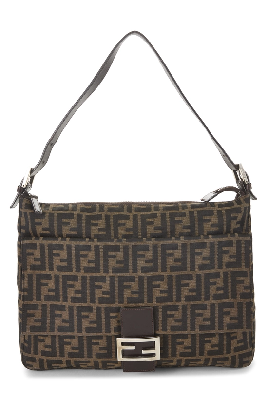 Brown Zucca Canvas Shoulder Bag, , large image number 0