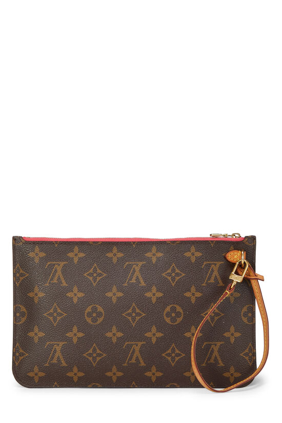 Louis Vuitton Neverfull Monogram Giant (Without Pouch) MM Red/Pink Lining  in Coated Canvas with Gold-tone - US