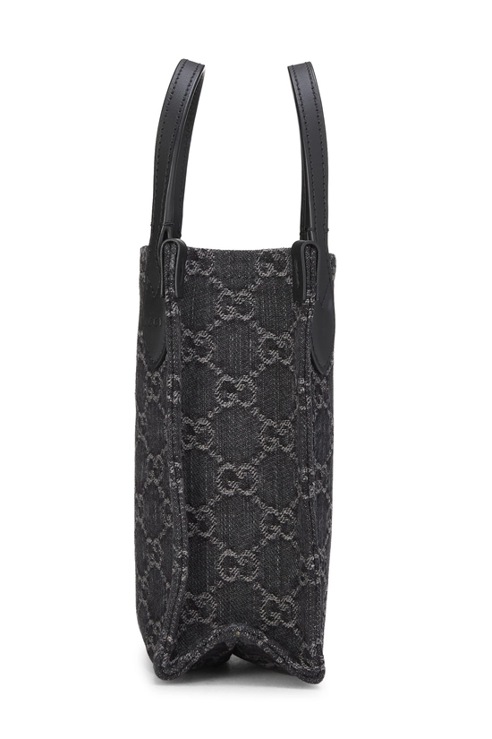 Black GG Denim Handbag, , large image number 2