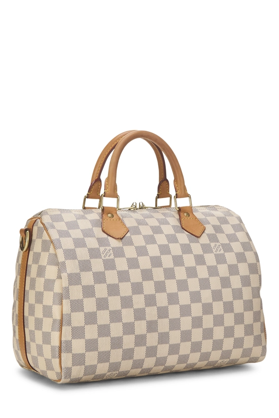 Damier Azur Speedy Bandouliere 30, , large image number 1