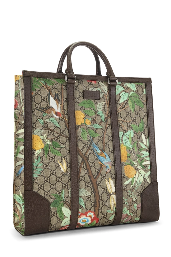 Brown GG Supreme Canvas Tian Tote Large, , large image number 1