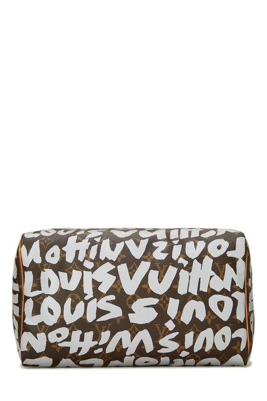 Stephen Sprouse x Louis Vuitton Grey Monogram Graffiti Speedy 30, , large image number 4