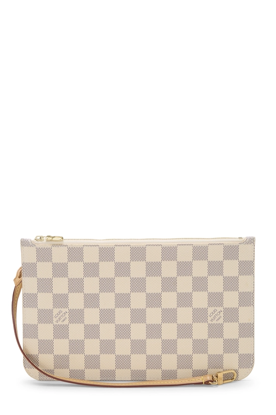 Damier Azur Neverfull Pouch GM NM, , large image number 0
