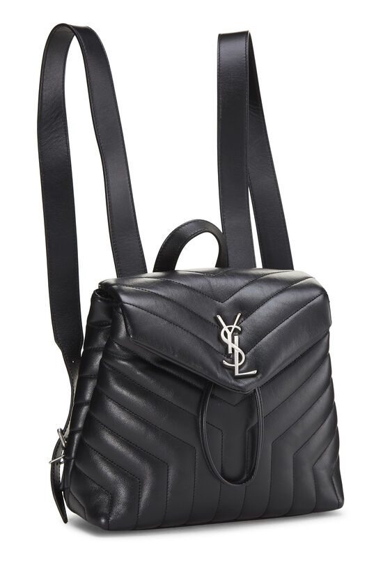Black Calfskin Monogram Loulou Backpack Small, , large image number 1
