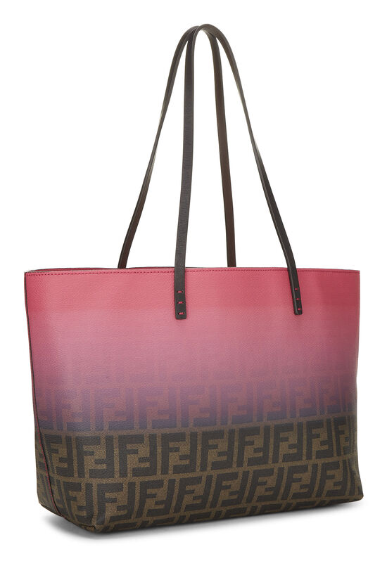 Pink Zucca Coated Canvas Roll Tote, , large image number 1