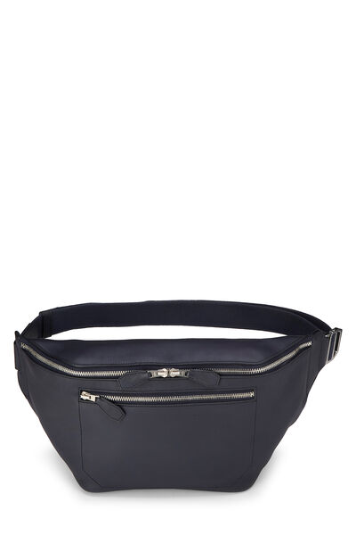 Navy Taurillon Cristoball Cityslide Cross Belt Bag PM