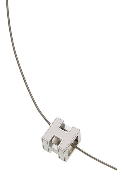 White Cage d'H Necklace, , large