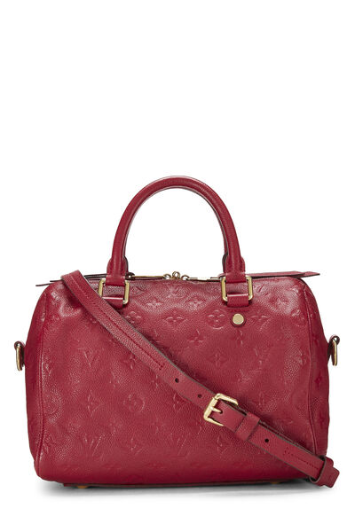 Purple Monogram Empreinte Speedy Bandouliere 25