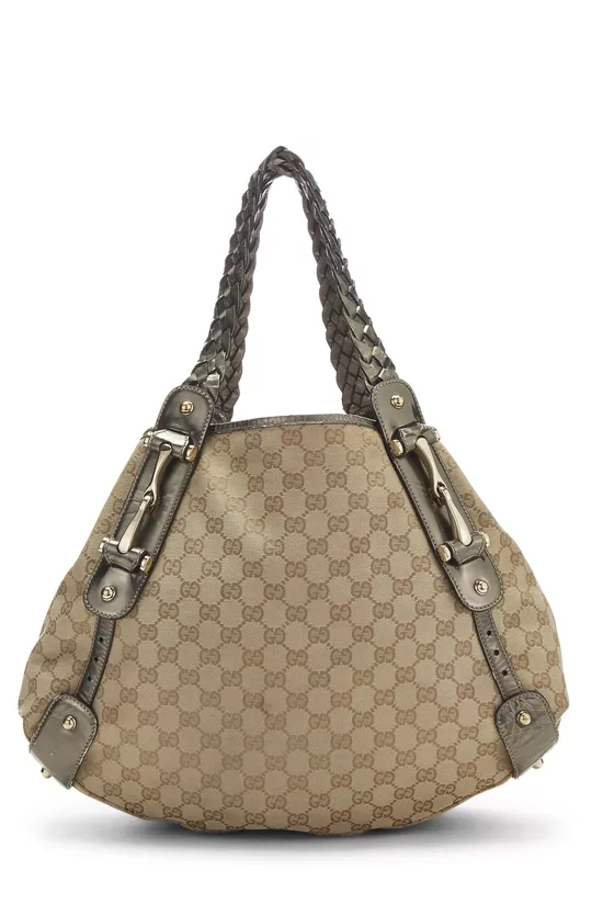 Silver Original GG Canvas Pelham Tote Large, , large image number 3