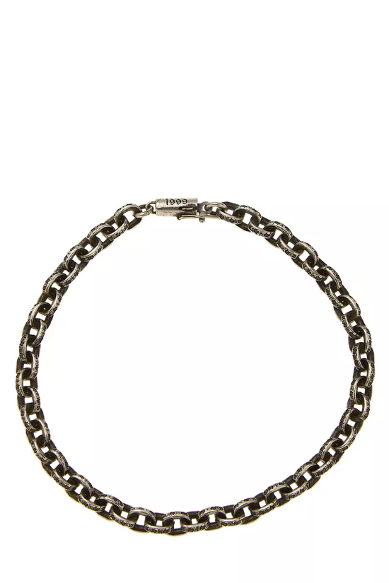 Sterling Silver Paper Link Chain Bracelet, , large image number 1