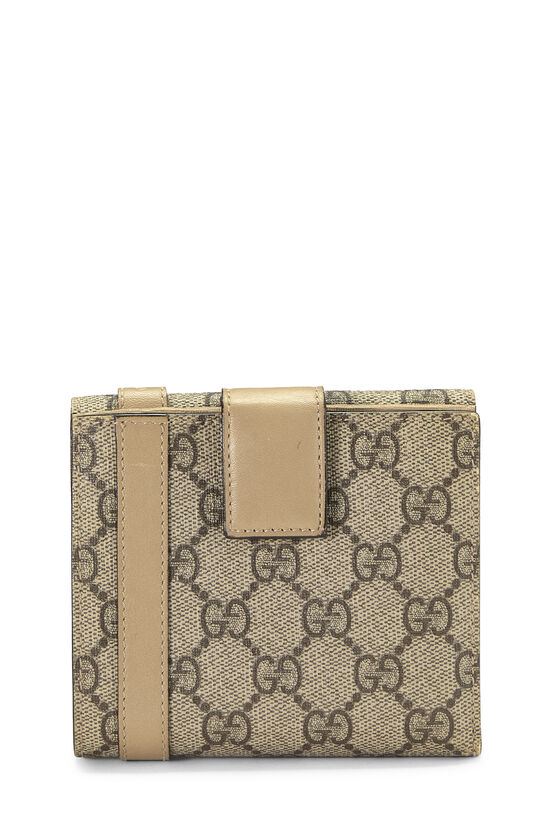 Beige GG Supreme Canvas Nice Wallet, , large image number 2