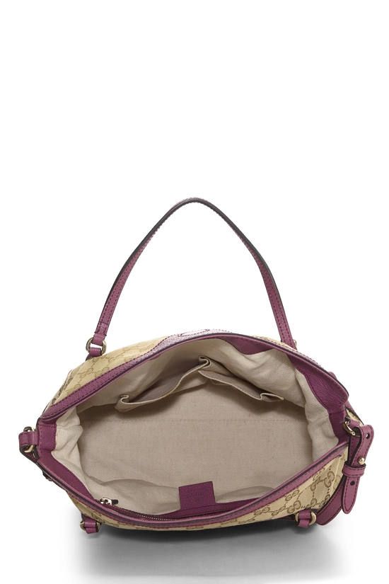 Pink Original GG Canvas Bree Handbag, , large image number 5