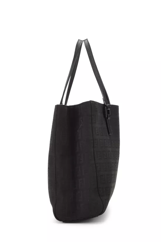 Black Zucchino Canvas Tote Small, , large image number 2