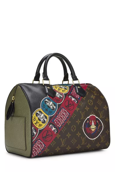 Monogram Canvas Kabuki Speedy 30, , large