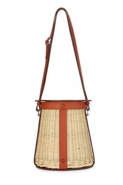 Terre Battue Wicker Farming Picnic Bag